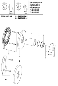 Bild von LAUFEN - HEBEL 48MM LUA E40 LAUFEN F428, Art.Nr. :WI570209428600