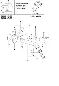 Bild von LAUFEN - HEBEL UMG MEDA d35 LAUFEN CHRO, Art.Nr. :WI570218100660
