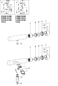 Bild von LAUFEN - HEBEL UMG MEDA d48 LAUFEN CHRO, Art.Nr. :WI570224100660
