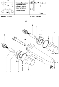Bild von LAUFEN - NEWCLASSIC UP 3LOCH KALTWASSERGRIFF CHRO, Art.Nr. :WI571051100000