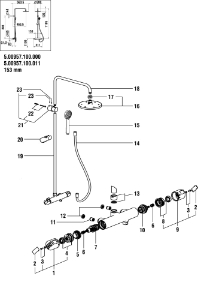 Bild von LAUFEN - GLEITER ZU SHOWERSTATION CHRO, Art.Nr. :WI573516100000