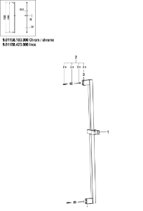 Bild von LAUFEN - GLEITER ZU GLEITSTANGE CITYGLISS F423, Art.Nr. :WI573518423000