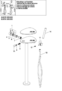 Bild von LAUFEN - UMSTELLER MONTIERT F423, Art.Nr. :WI576502423000