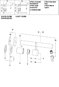 Bild von LAUFEN - AUSLAUF A200MM TWINPLUS SLIM F462, Art.Nr. :WI734109462000