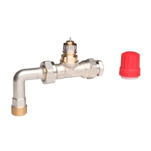 Bild von Danfoss - Steigrohrventil, RA-K mit Bogen, kein RLV, Durchgang, Art.Nr. :013G3363