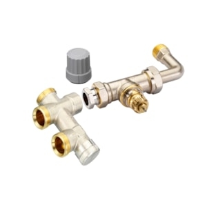 Bild von Danfoss - Steigrohrventil, RA-KE mit Bogen, RA-KE, Bodenanschluss, Art.Nr. :013G3341