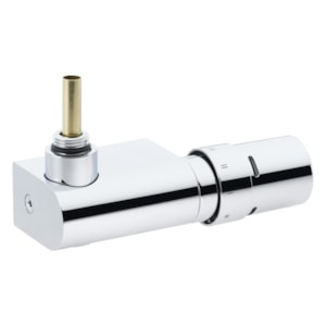 Bild von Danfoss - VHX/RAX-Sets (X-tra Collection), VHX-MONO, RAX, Eck, einzelner Anschluss, Chrom, Art.Nr. :013G4285