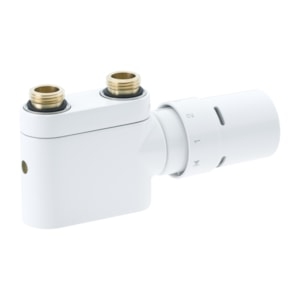 Bild von Danfoss - VHX/RTX-Sets (X-tra Collection), VHX-DUO, RTX, Durchgang, 50-mm-Anschluss, Verkehrsweiß RAL 9016, Art.Nr. :013G4378