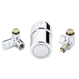Bild von Danfoss - RTX, Design-Sätze, Fühlermontage rechts, RTX, Chrom, Art.Nr. :013G4132