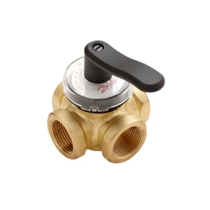 Bild von Danfoss - HRB 3 PN10 25/10 3-Wege-Drehschieber Rp1, Art.Nr. :065Z0407