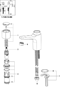 Bild von LAUFEN - DREHGRIFF CITYTOUCH LAFUEN CHRO, Art.Nr. :WI771026100600