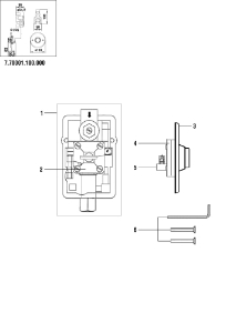 Bild von LAUFEN - DRUECKERMEMBRANESET SCHWARZ (5 STK.), Art.Nr. :WI773108000000