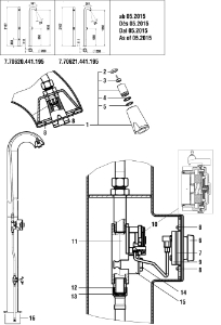 Bild von LAUFEN - BEFESTIGUNGS-SET M12, Art.Nr. :WI773225000000