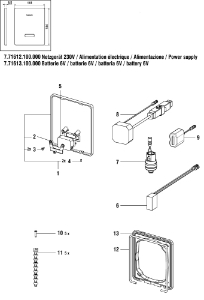 Bild von LAUFEN - UP-NETZGERAET 220V INKL. STECKVERB., Art.Nr. :WI778542000000