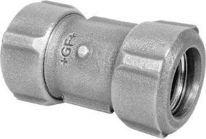 Bild von +GF+ PRIMOFIT Kupplung kurz verzinkt Egal für Stahlrohr, EPDM, Anmerkung -, Dim. 1∕2, Art.Nr. :775106051