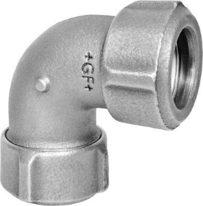 Bild von +GF+ PRIMOFIT Winkel verzinkt Für Stahlrohr, EPDM, Dim. 1 1∕4, Art.Nr. :775406054