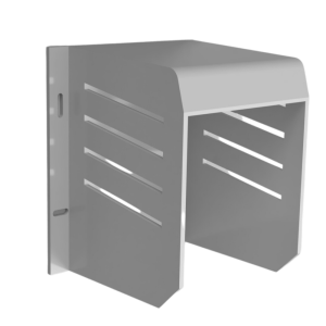 Bild von Helios - CFT/FDR-WSG Wetter-/Sonnenschutz für CFT-FTF und FDR weiss, Pulverbeschichtet RAL 9016, Art.Nr. : CFT/FDR-WSG