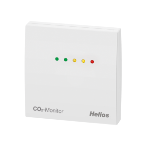 Bild von Helios - CO2 AP CO2-Monitor mit LED-Ampelanzeige inkl. Stecker-Netzteil, für AP-Wandmontage, Art.Nr. : CO2 AP