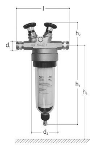 Bild von JRG LegioStop Feinfilter Rotguss, DN 25, GN 1, Zoll 1, Art.Nr. :1840.025