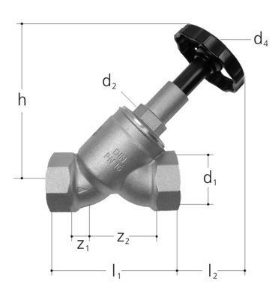 Bild von JRG LegioStop Schrägsitzventil Rotguss, GN 3, Zoll 3, DN 80, Art.Nr. :5200.800