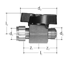 Bild von JRG Sanipex Absperrhahn Rotguss, Anmerkung *, d 12, Art.Nr. :5438.012