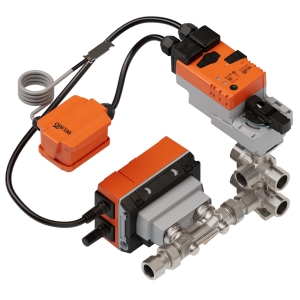 Bild von Belimo Elektr. 6-Weg-PI-RKH EPIV, AC/DC 24 V, BACnet MS/TP, Modbus RTU, MP-Bus, 2...10 V, DN 20, Innengewinde, Rp 3/4", PN 16, ps 1600 kPa, V'nom 2500 l/h, Mediumstemperatur 6...80°C [43...176°F], mit Anlegesensor Feuchte, Kabellänge 2 + 2 m, Art.Nr. :EP020R6+BAC-HHM