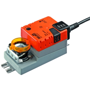 Bild von Belimo Schnellläufer-Drehantrieb, 2 Nm, AC 100...240 V, Auf/Zu, 3-Punkt, 35 s, Formschluss 8x8 mm, IP54, Art.Nr. :TMC230A-F