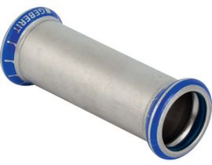Bild von Langkupplungen GEBERIT MAPRESS Industrie und Solar (FKM blau) Edelstahl rostfrei 1.4401, Art.Nr. :50085