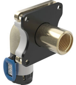 Bild von Geberit FlowFit Bogenwanddurchführung 90°: d=20mm, Rp=1/2", Art.Nr. :620.804.00.1