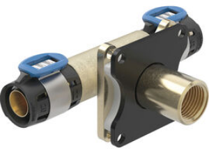 Bild von Geberit FlowFit T-Wanddurchführung 90°: d=16mm, Rp=1/2", Art.Nr. :620.812.00.1