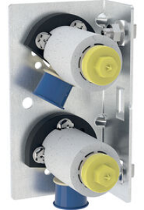 Bild von Geberit GIS Traverse für vertikal montierte Wandarmatur Aufputz, mit zwei Wasseranschlüssen, Art.Nr. :461.746.00.1