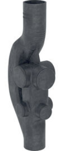 Bild von Geberit Silent-db20 Sovent Formstück: d=110mm, d1=110mm, d2=75mm, Art.Nr. :310.049.14.1