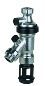 Picture of Honeywell Resideo - Systemtrenner BA, bleifrei, verchromt, Eingang G 3/4", Ausgang G 1", Art.Nr.: BA295D-3/4LFWH