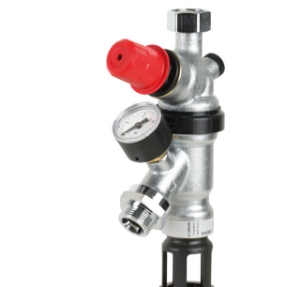 Picture of Honeywell Resideo - Systemtrenner BA, mit Druckminderer, bleifrei, verchromt, Eingang G 3/4", Ausgang G 3/4", Art.Nr.: BA295D-3/4LFWHD