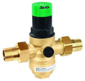 Picture of Honeywell Resideo - Druckminderer D06F, Messing bleifrei, Messing-Siebtasse, Gewindetülle R 1/2", Art.Nr.: D06F-1/2LFB