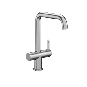 Bild von KWC - ENIA E Küche Schwenkauslauf A225, Seitenbedient, Edelstahl flex-PEX 3/8", ohne Filteranlage, Art.Nr. : 10.591.612.700FL