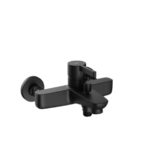 Bild von KWC - FIT Bad fest A165 matt black, AD153, ohne Brausegarnitur und Halter, Art.Nr. : 20.542.312.176