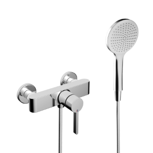 Bild von KWC - BEVO Dusche AD153 chromeline, mit Brausegarnitur Eco Version, Art.Nr. : 21.422.850.000