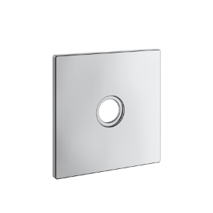 Bild von KWC - Rosette komplett zu Brausearm, brushed steel, Homebox, Art.Nr. : Z.540.155.177