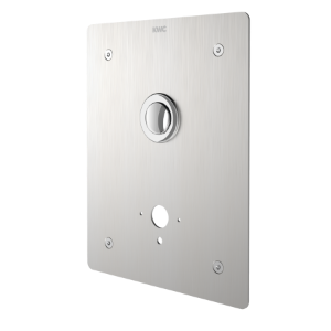 Bild von KWC F3S - F3SV1010, Selbstschluss-Waschplatzarmatur für Wandeinbau, Höhe der Abdeckplatte:245 mm, Breite der Abdeckplatte:190 mm, Ausführung Einbauarmatur:F-Set, Drucklos:nein, Art.Nr. : 2030067885