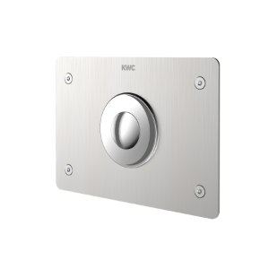 Bild von KWC - ACSF4001, Betätigunsplatte für Wandeinbau-Spülkasten, Höhe der Abdeckplatte:140 mm, Breite der Abdeckplatte:190 mm, Ausführung Einbauarmatur:F-Set, Funktionsprinzip:manuell, Art.Nr. : 2030068181