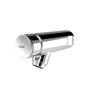 Bild von KWC F3S - F3SV1102, Selbstschluss-Wandventil, Ausladung des Auslaufs:100 mm, mit Rückflussverhinderer:nein, Berechnungsdurchfluss Trinkwasser:0.1 l/s, A3000 open-kompatibel:nein, Art.Nr. : 3600001424