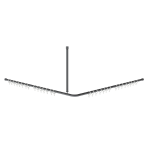 Bild von KWC MEDCARE - MEDC0015, Vorhangstange, Gesamttiefe:1,532 mm, Gesamthöhe:680 mm, Rückenlehne:nein, Material:Edelstahl, Art.Nr. : 3600003785