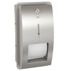 Bild von KWC STRATOS - STR672E, WC-Rollenhalter für Unterputzmontage, Maximale Tiefe/Durchmesser Verbrauchsmaterial:120 mm, Maximale Breite Verbrauchsmaterial:100 mm, Füllmenge:2, Füllmenge Me:Rollen, Art.Nr. : 3600008878
