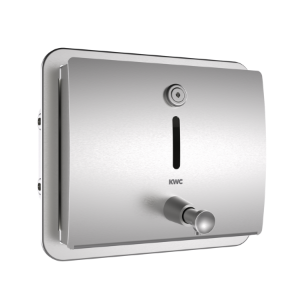 Bild von KWC STRATOS - STR619EN, Seifenspender für Unterputzmontage, Materialstärke:1.5 mm, Gesamttiefe:159 mm, Füllmenge:1, Füllmenge Me:Liter, Art.Nr. : 3600008890