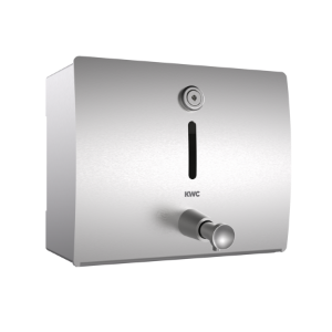 Bild von KWC STRATOS - STR619N, Seifenspender für Aufputzmontage, Materialstärke:1.5 mm, Gesamttiefe:150 mm, Füllmenge:1, Füllmenge Me:Liter, Art.Nr. : 3600008892