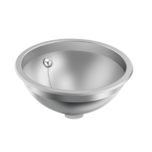 Bild von KWC RONDO - RDX260, Einlege- und Unterbau-Rundbecken, Becken: Höhe:111 mm, Becken: Tiefe:260 mm, Beckenposition:mittig, Oberflächenbehandlung des Beckens:seidenmatt, Art.Nr. : 3600009744