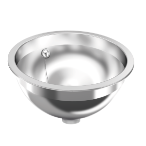 Bild von KWC RONDO - RDH300, Einlege- und Unterbau-Rundbecken, Becken: Höhe:144 mm, Becken: Tiefe:300 mm, Beckenposition:mittig, Oberflächenbehandlung des Beckens:hochglanzpoliert, Art.Nr. : 3600009746