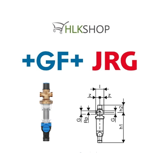 Bild von GF - JRG JRGURED Filter mit Rückspülung DN40 - Art.Nr. : 1372.040