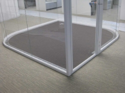 Picture of Allco Allenspach - Begehbare Gitter aus Aluminium, Standard: naturfarbig eloxiert (E6/EV1), Gitterbreite: 184mm, Höhe: 20mm, Länge: 1000mm, Art.Nr. : AW6060-T66-184B
